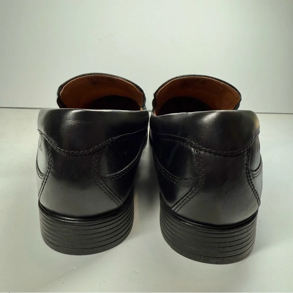 Clark’s Collection Tilden‎ Free Black Leather Men's Loafers Size 11 Wide